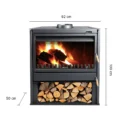 Chimenea a leña 850 Freestanding Bosca